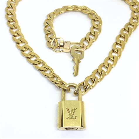 louis vuitton with gold chain|louis vuitton cuban chain.